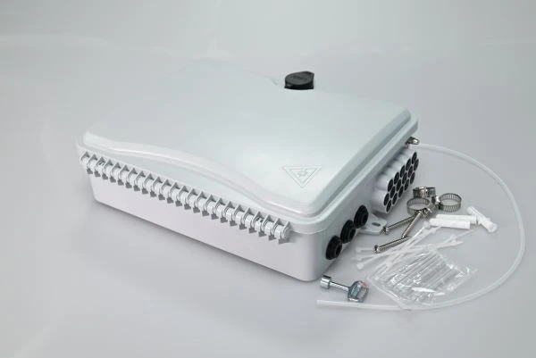 16 Core IP65 Waterproof Fiber Optic Terminal Box for Outdoor Wall Mount FTTH