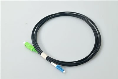 Fiber Optic Patch Cord SC APC TO LC UPC Simplex Black